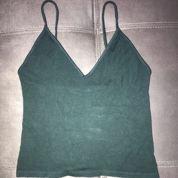 Green Brandy Tank Top - Picture 1 of 3